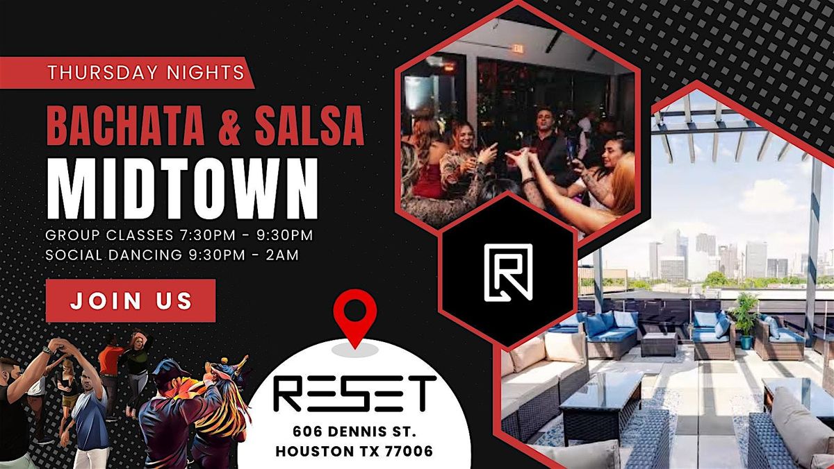 Sizzling Salsa and Bachata Nights: Midtown's Hottest Rooftop Vibes!