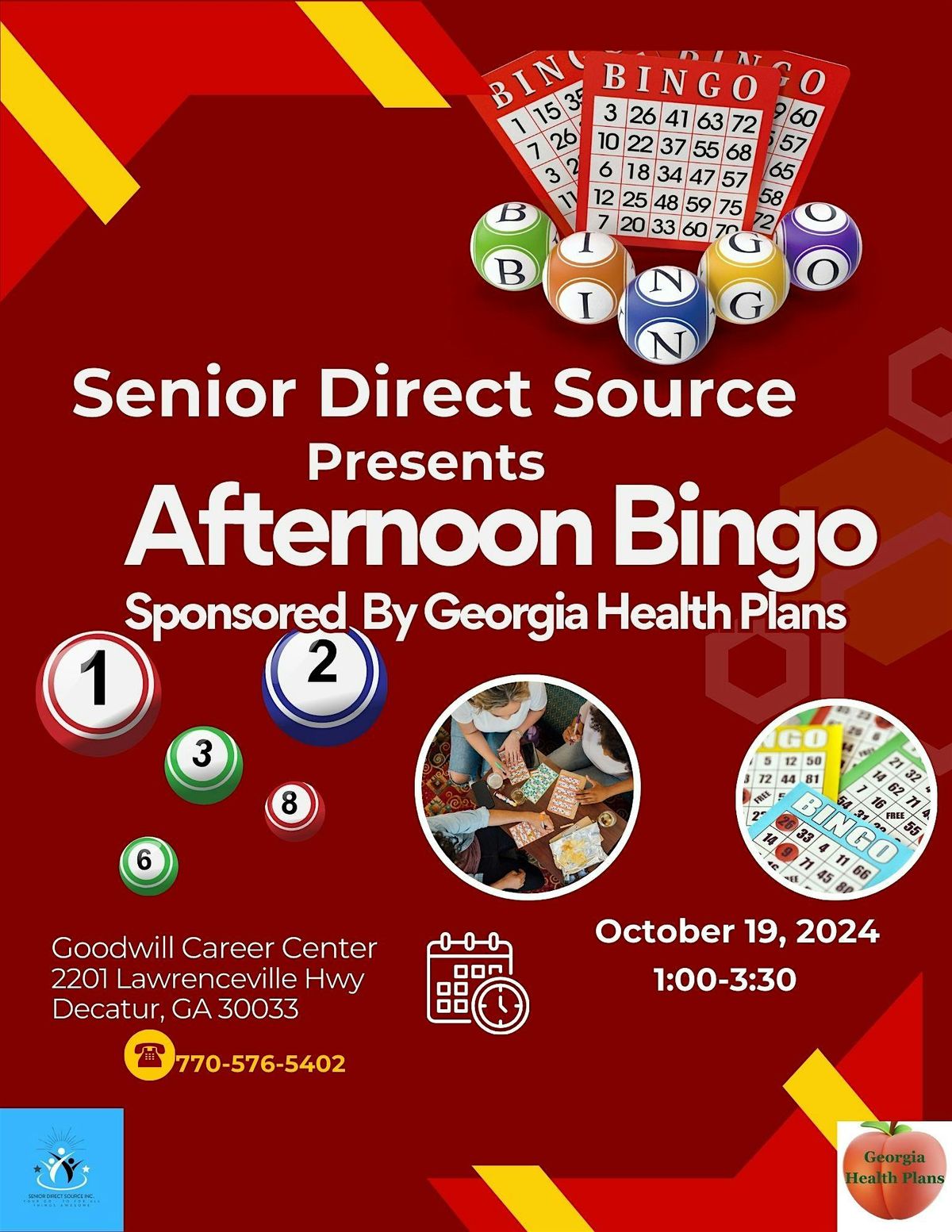 Seniors Afternoon  Bingo with Senior Direct Source