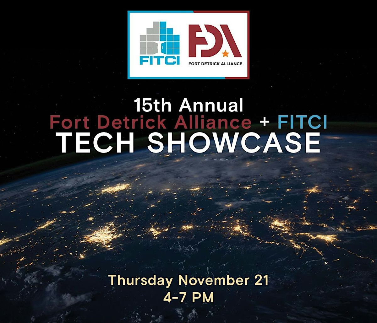 15th Annual Fort Detrick Alliance and FITCI Tech Showcase