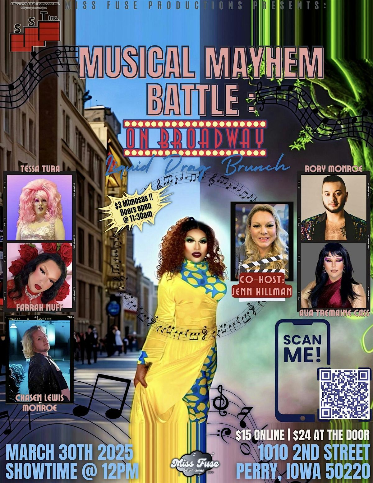 Musical Mayhem Battle: On Broadway | Liquid Drag Brunch in Perry, IA