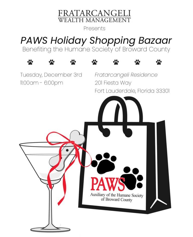 PAWS Holiday Shopping Bazaar