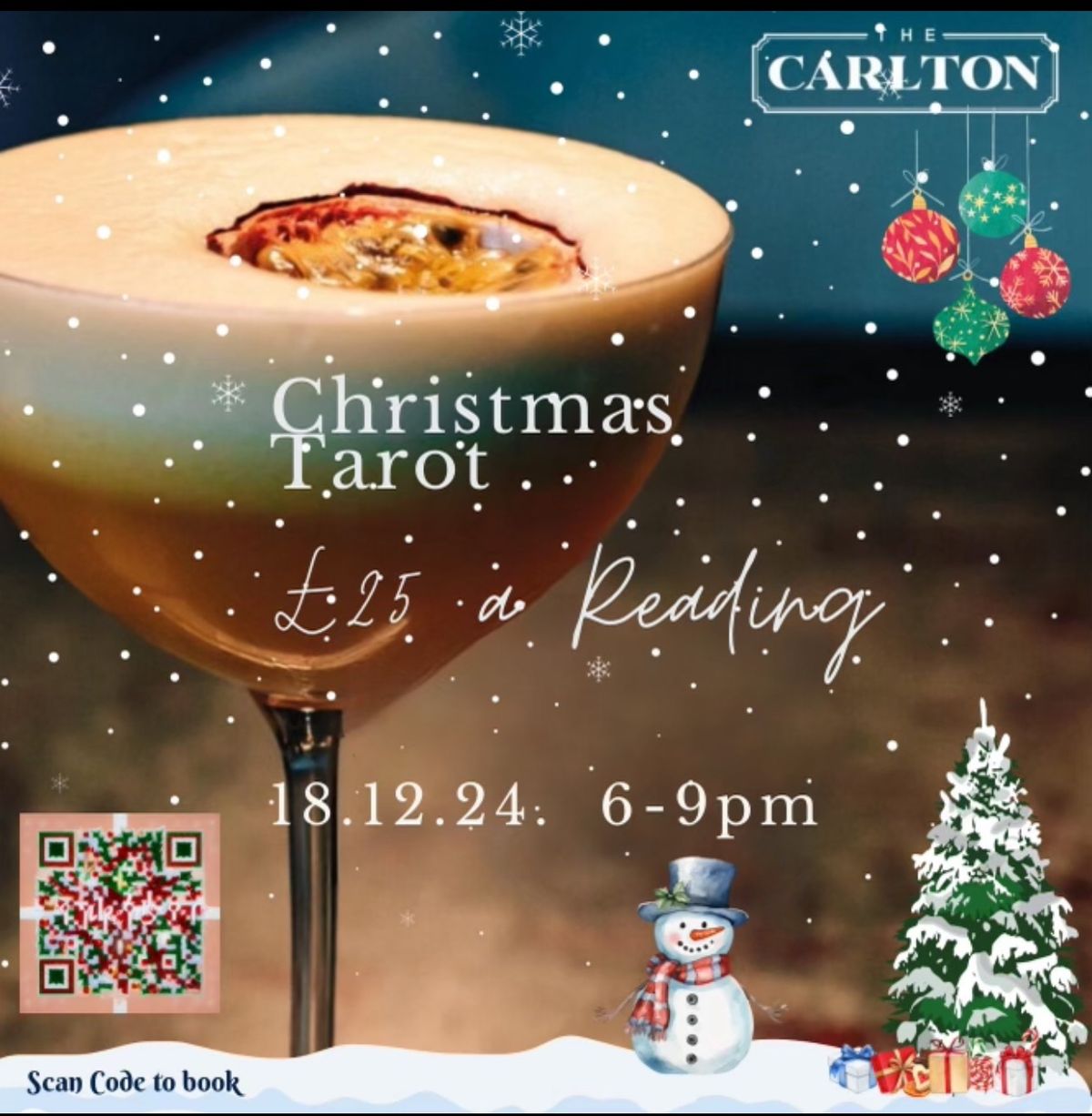 CHRISTMAS TAROT READINGS AT THE CARLTON