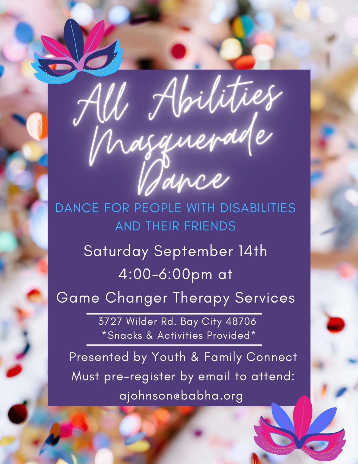 All Abilities Masquerade Dance