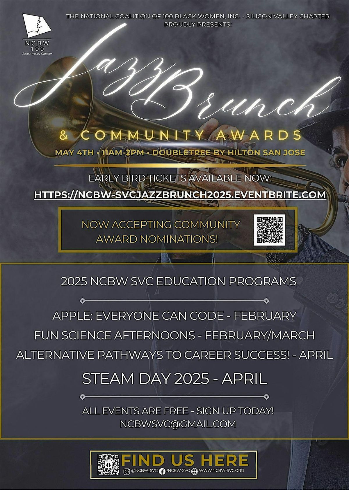 19th Annual NCBW-SVC Jazz Brunch and Community Awards Fundraiser 2025