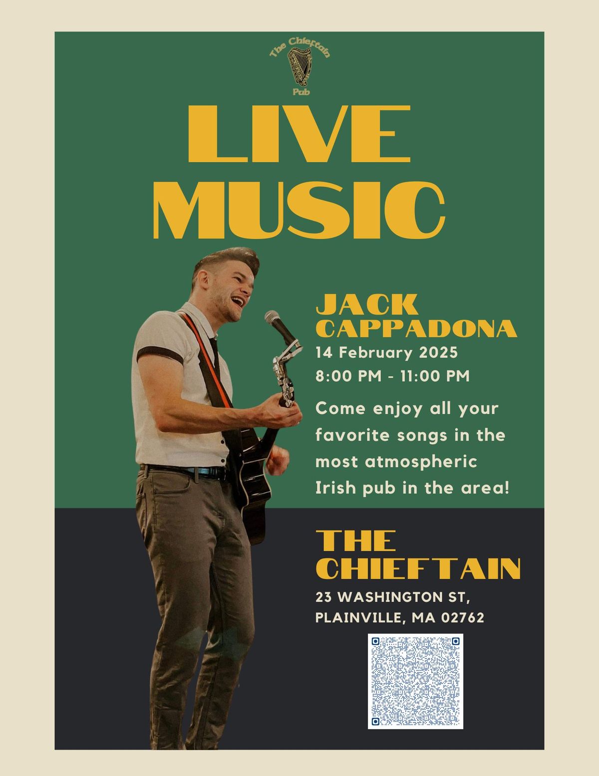 Jack Cappadona's DEBUT @ The Chieftain! 