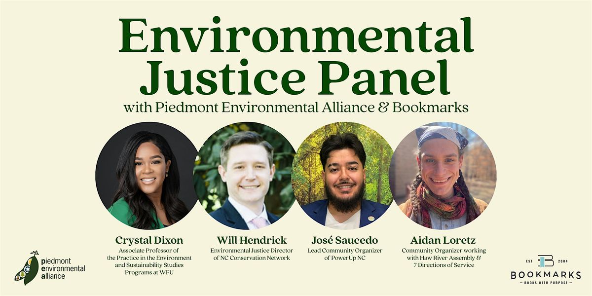 Environmental Justice Panel with PEA & Bookmarks