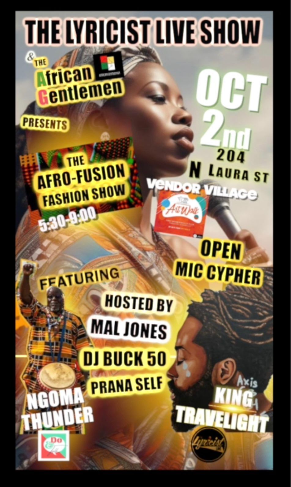 The Lyricist Live Afro-Fushion Fashion Show!