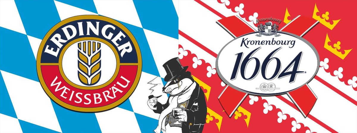 BAVARIA vs ALSACE Fat Badger Beer Club with Erdinger & Kronenbourg