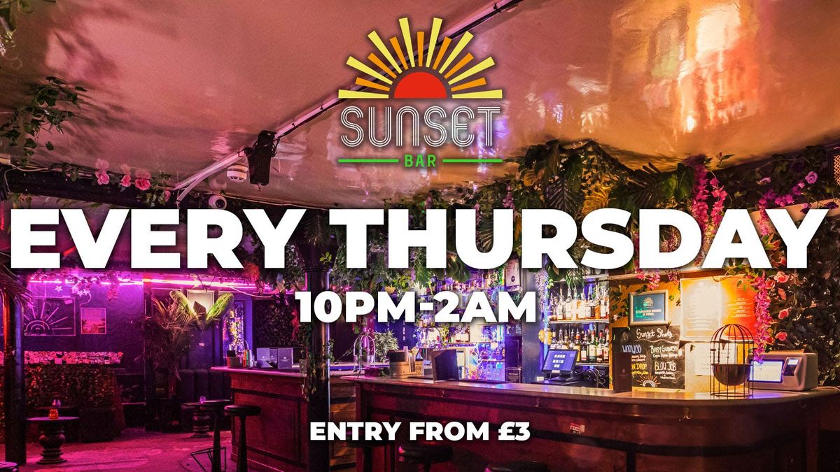 Sunset Bar London Shoreditch Thursday 