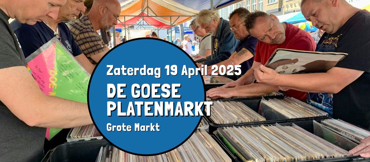 De Goese Platenmarkt - zaterdag 19 april, Grote Markt Goes