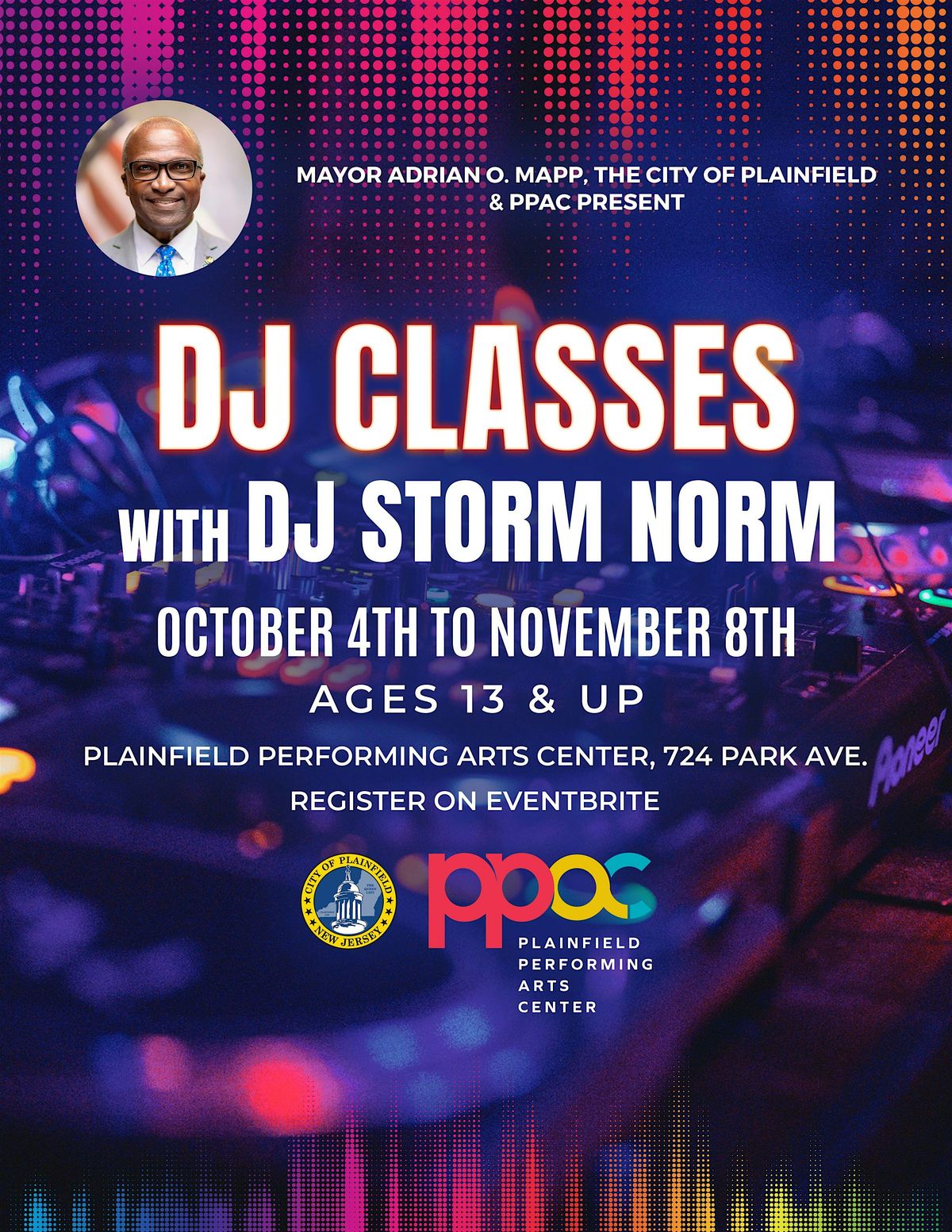 DJ Classes w\/ DJ Storm Norm Da General REGISTRATION
