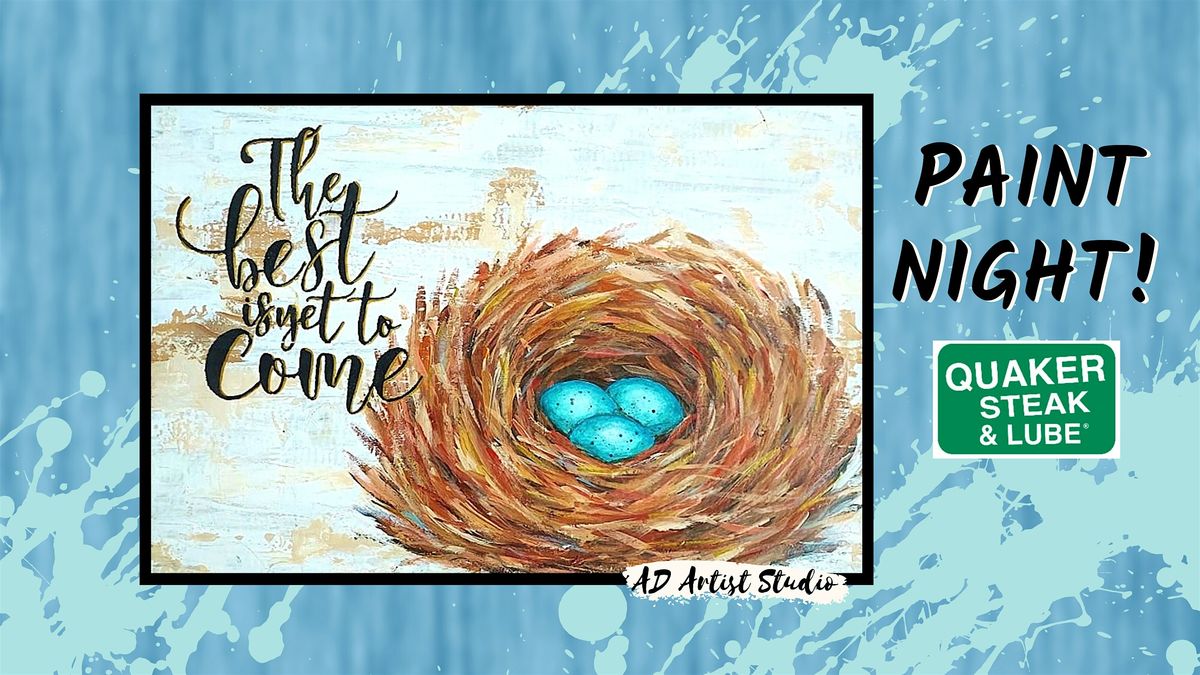 Spring Nest Paint Night