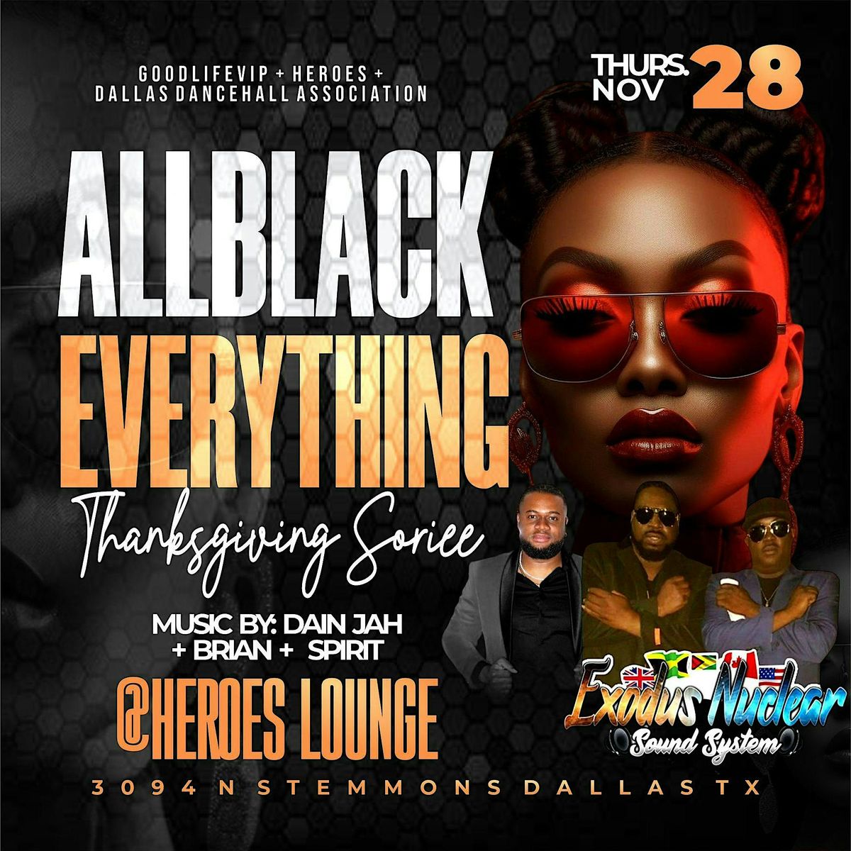 THANKSGIVING NIGHT | ALL BLACK AFFAIR