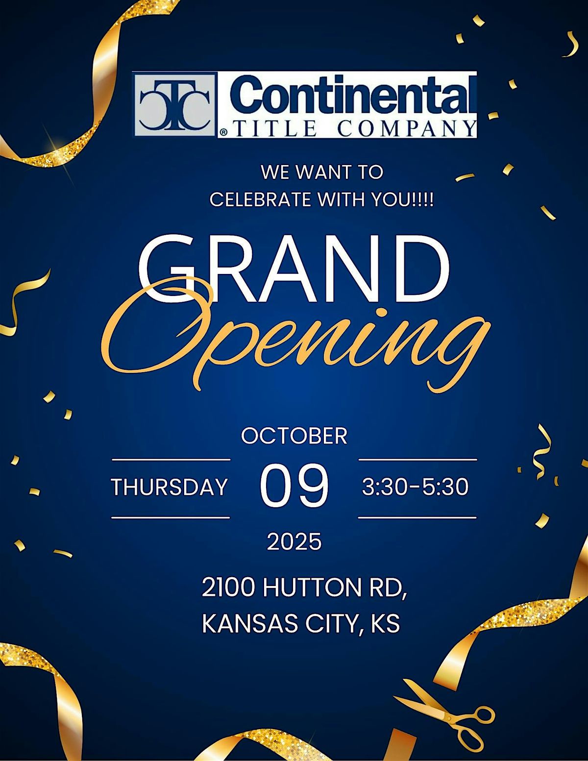 Continental Title Company Grand Opening - Legends Office