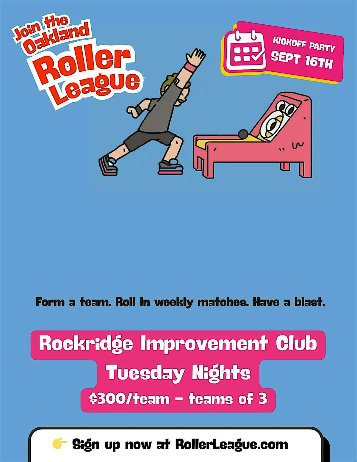 Oakland Roller League Season 1 Kickoff Party + Sign Up