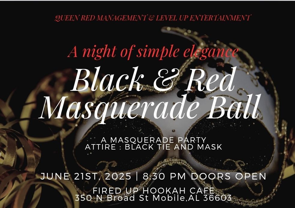 Black & Red Masquerade Ball