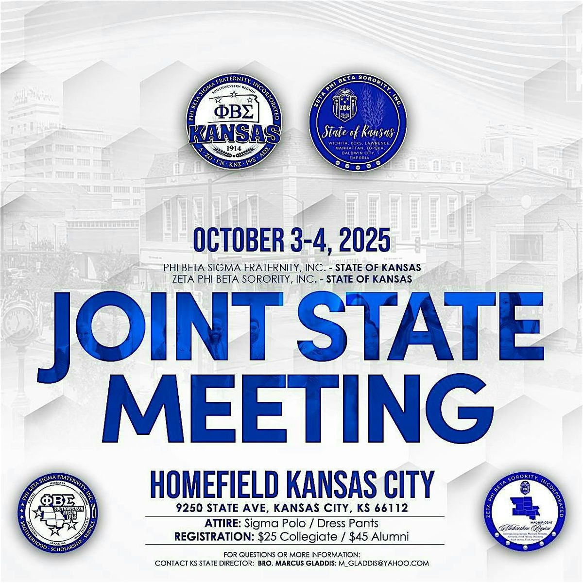 Phi Beta Sigma Fraternity Inc. - 2025 Kansas State Meeting
