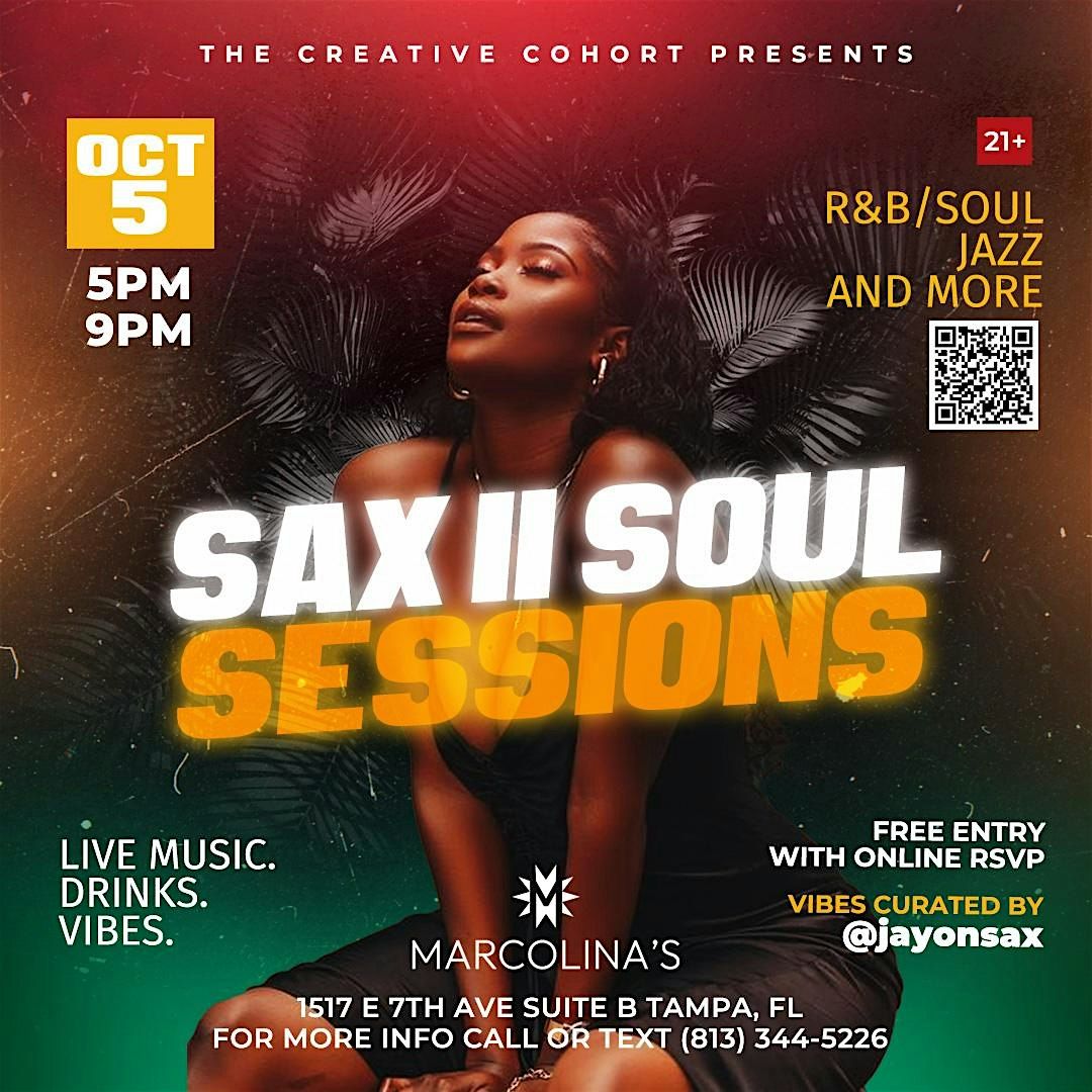 LIVE MUSIC HAPPY HOUR | Sax II Soul Session-Tampa, FL