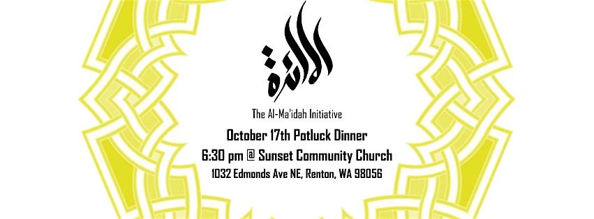 Potluck dinner for Christians and Muslims - Oct 17th