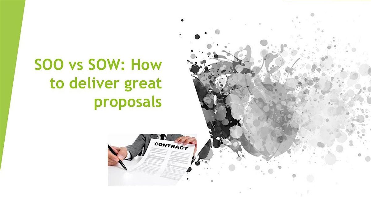 SOW vs SOO: Learn the Differences and How to Best to Submit a SOO proposal