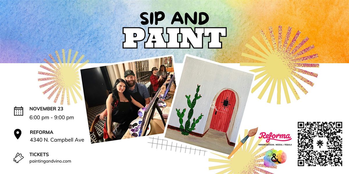 Red Door Paint and Sip at Reforma