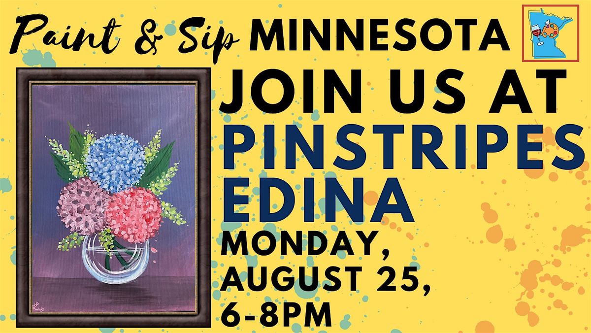 August 25 Paint & Sip at Pinstripes