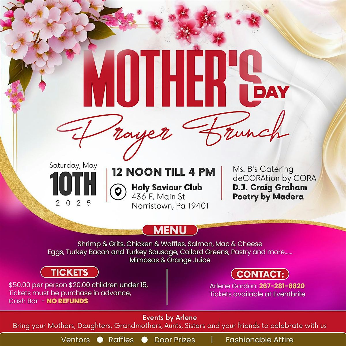 Mother's Day Prayer Brunch