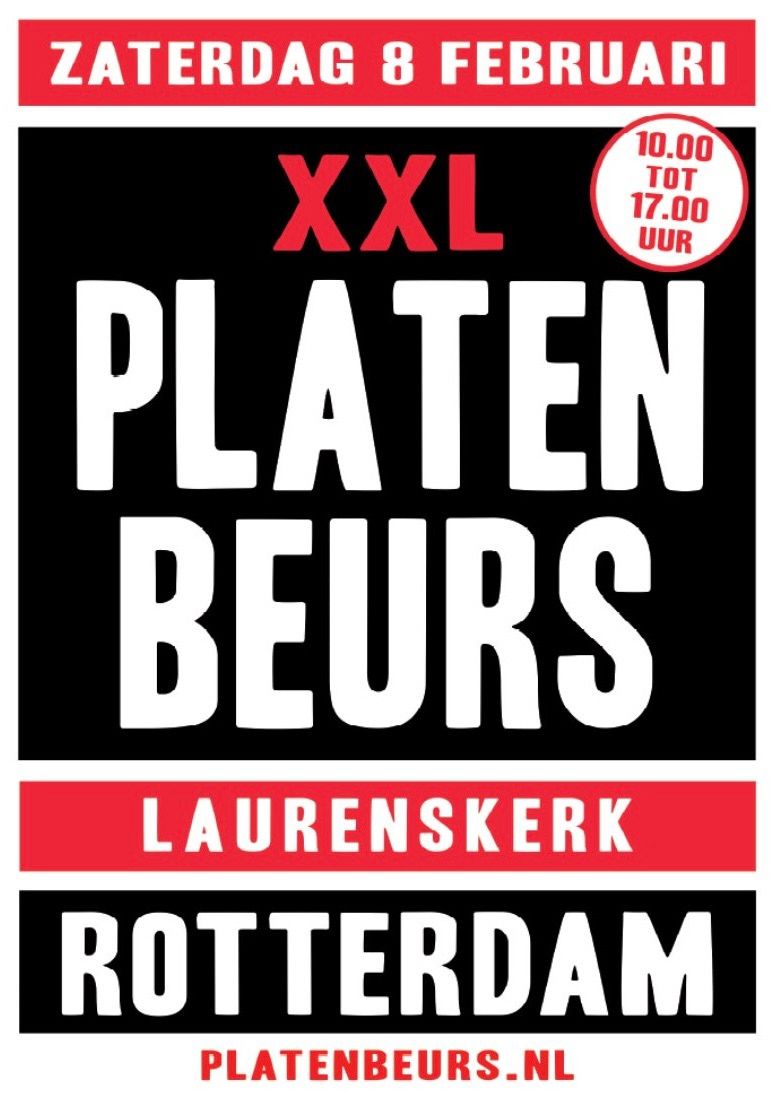 XXL Platenbeurs Rotterdam zaterdag 8 februari Laurenskerk