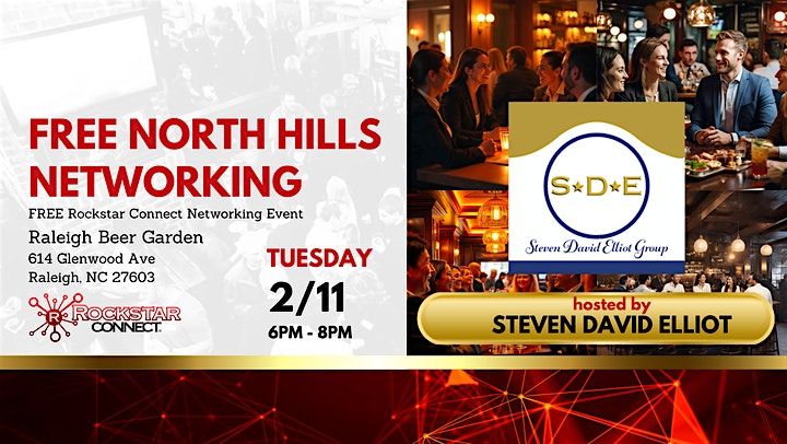 Free  North Hills Networking Rockstar Connect Event (February, NC)