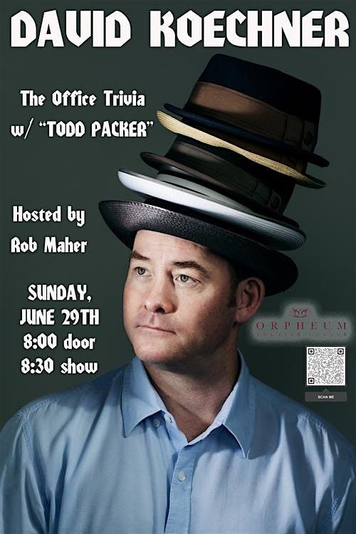 The Office Trivia LIVE w\/ Todd Packer - Starring David Koechner