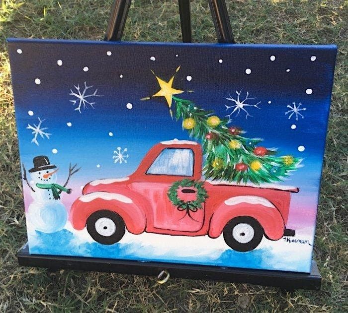 Winter Truck Painting