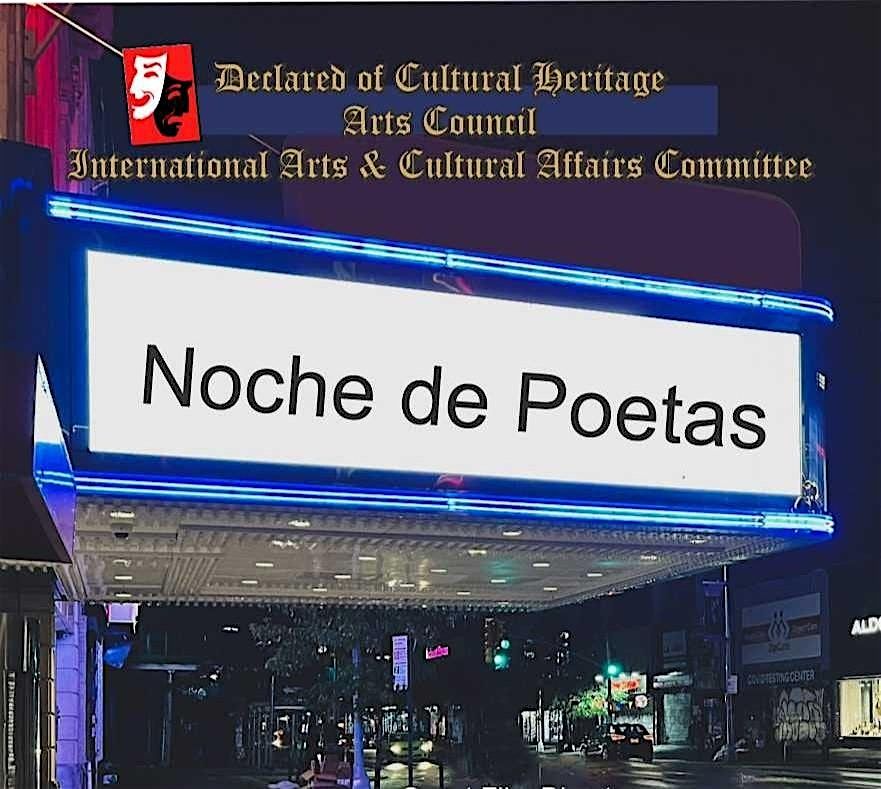 Teatro de las Artes  - Noche de Poetas - Night of Poets