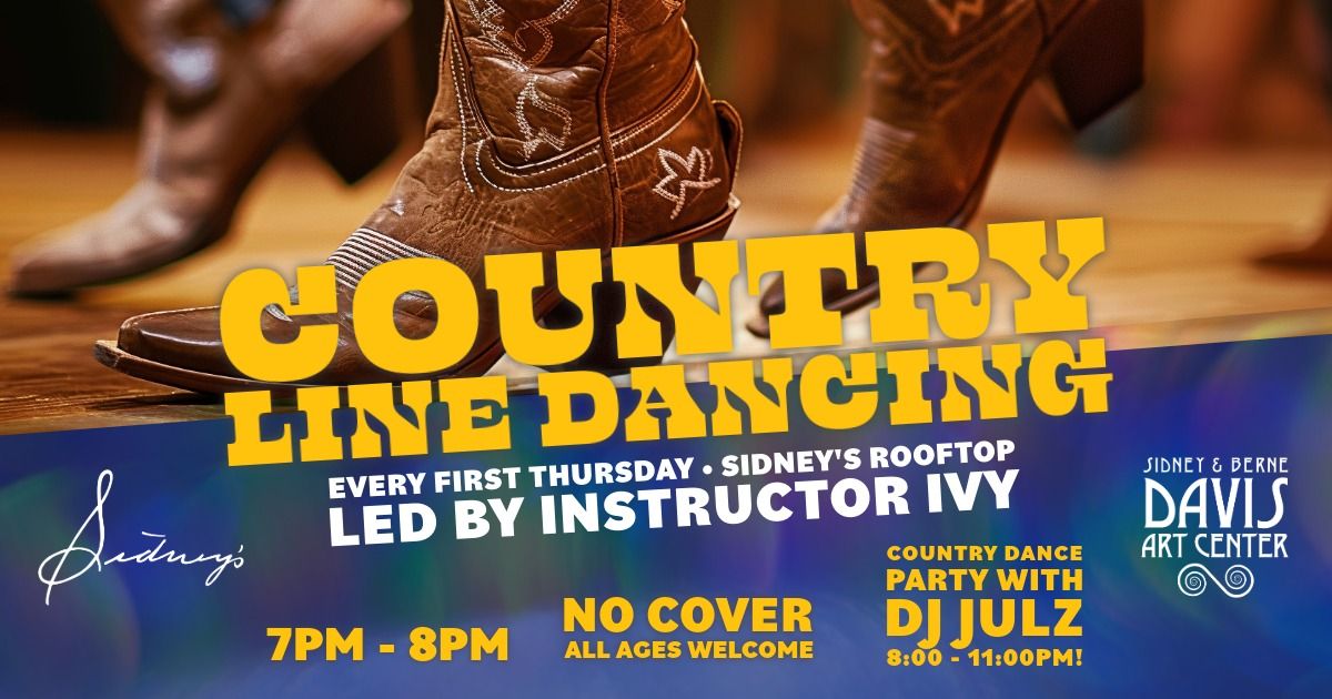 Line Dancing at Sidney's Rooftop