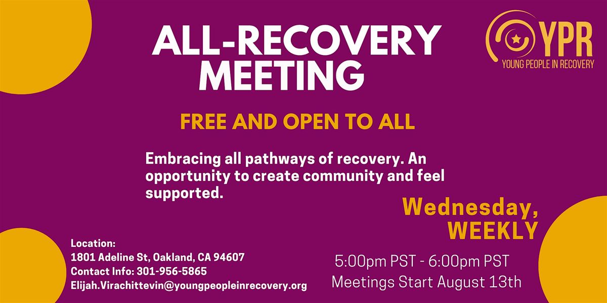 YPR San Francisco All Recovery Meeting