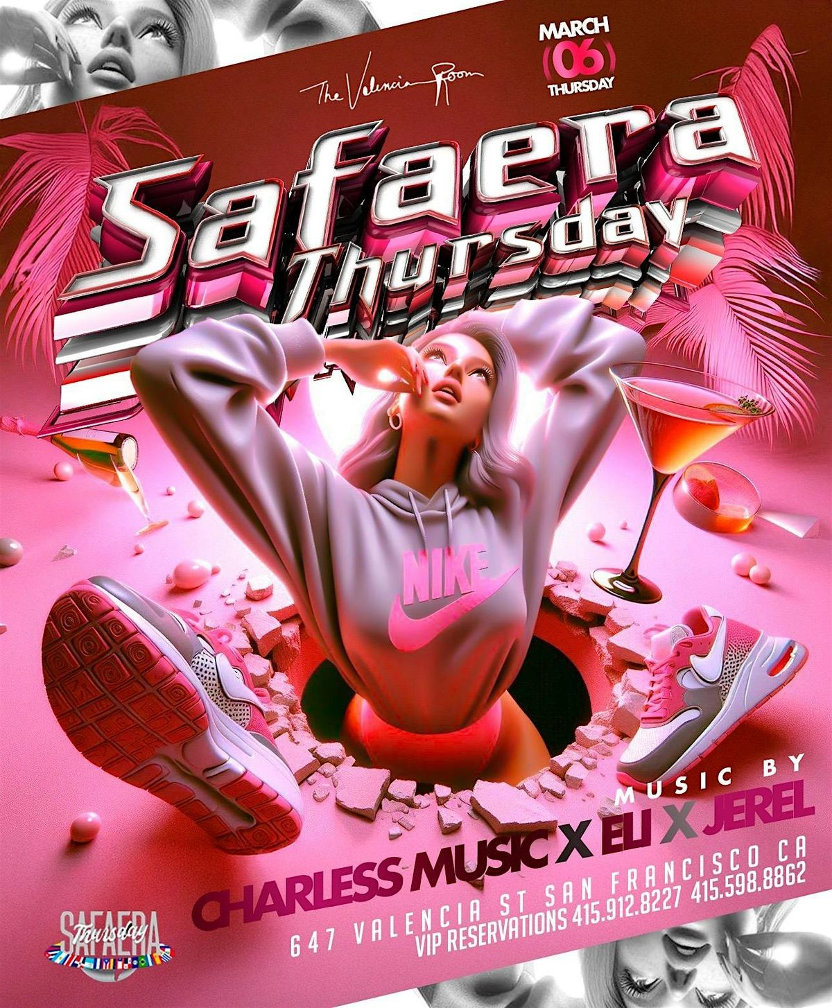 SAFAERA THURSDAY REGGAETON NIGHT @THE VALENCIA ROOM