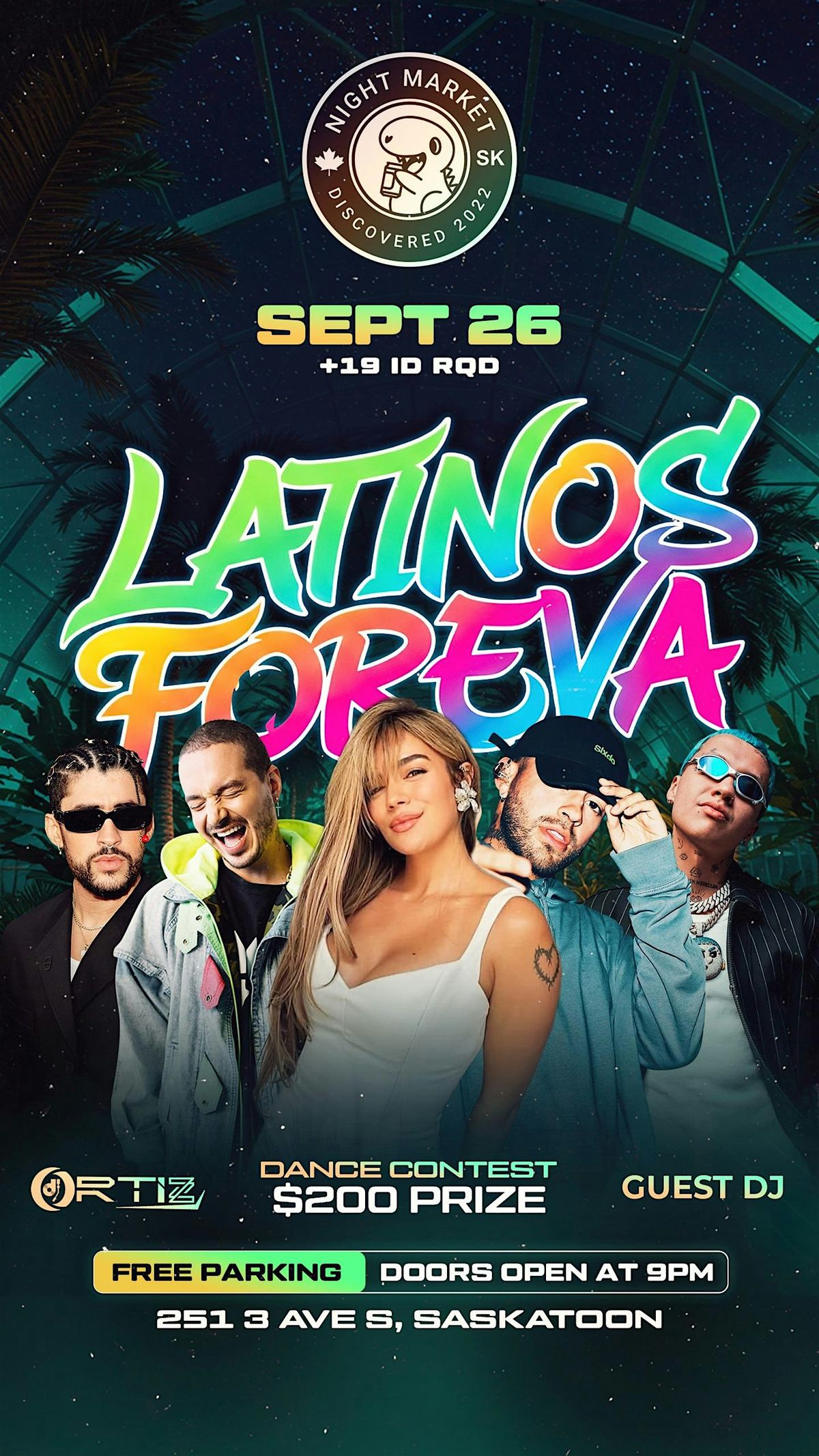 LATINOS FOREVA \u2013 Sept 26  Saskatoon