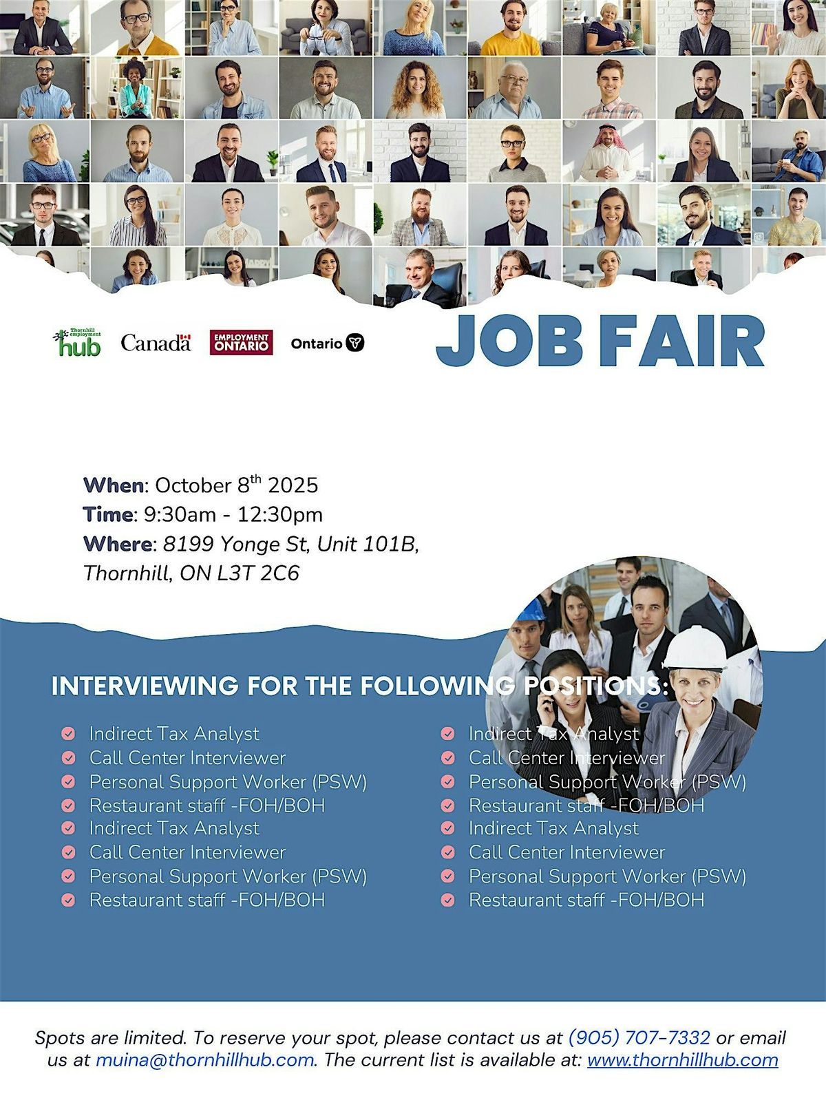 Hiring Across Multiple Roles \u2013 Job Fair
