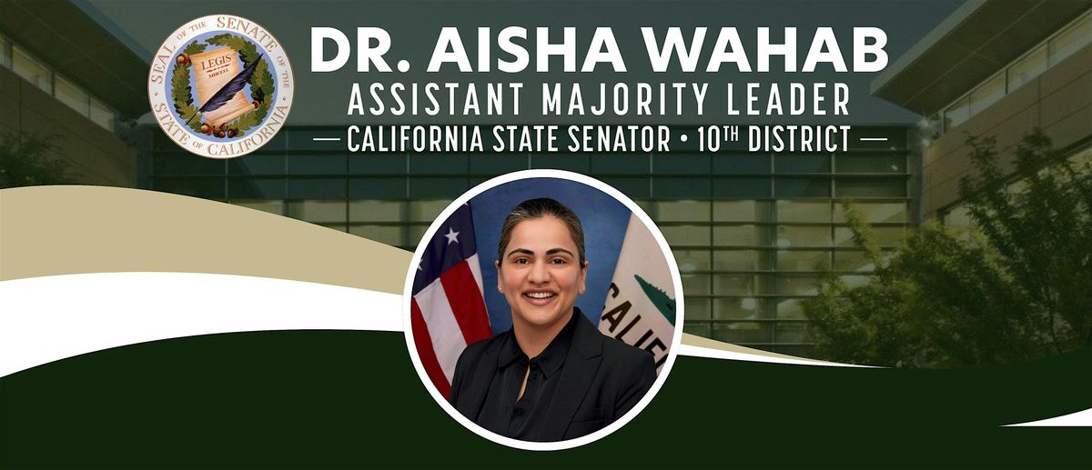 Networking Event & Legislative Update from State Senator Dr. Aisha Wahab