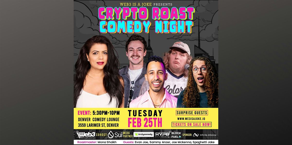 Web3 is a Joke presents Crypto Roast Comedy Night at ETHDenver