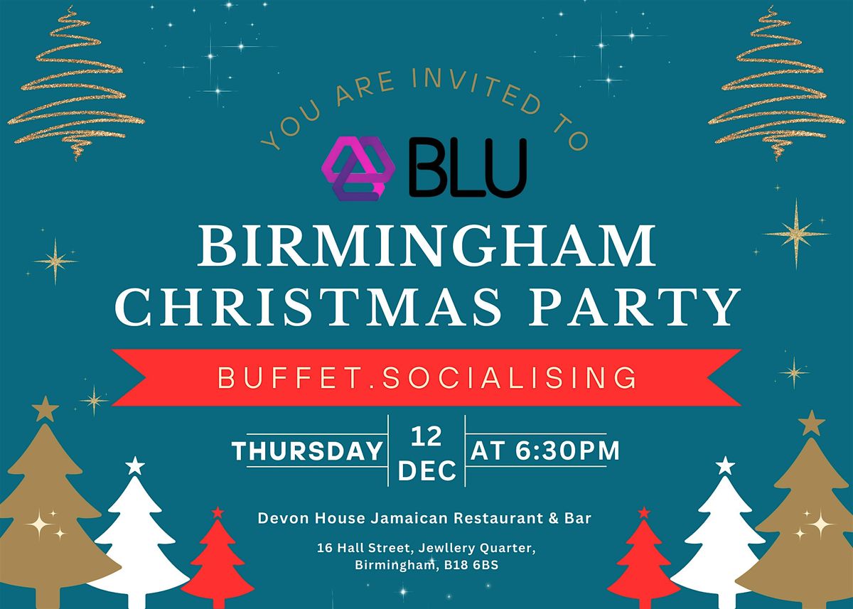 BLU Birmingham Christmas Party