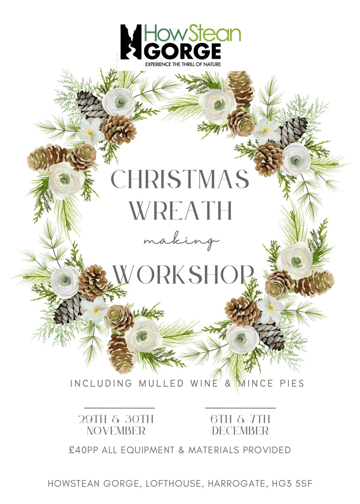 Christmas Wreath making workshop