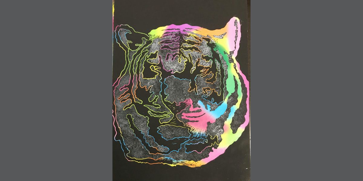 Youth Connections through the Arts:  Scratch Art