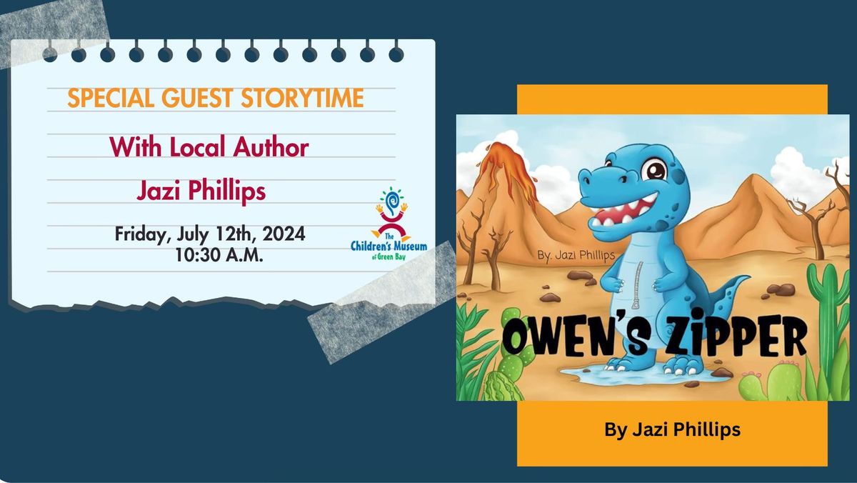 Special Guest Storytime With Jazz Phillips