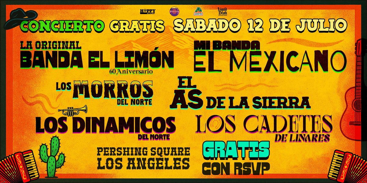 LATINO CARNAVAL - Conciero GRATIS con La Original Banda Limon y mucho Mas