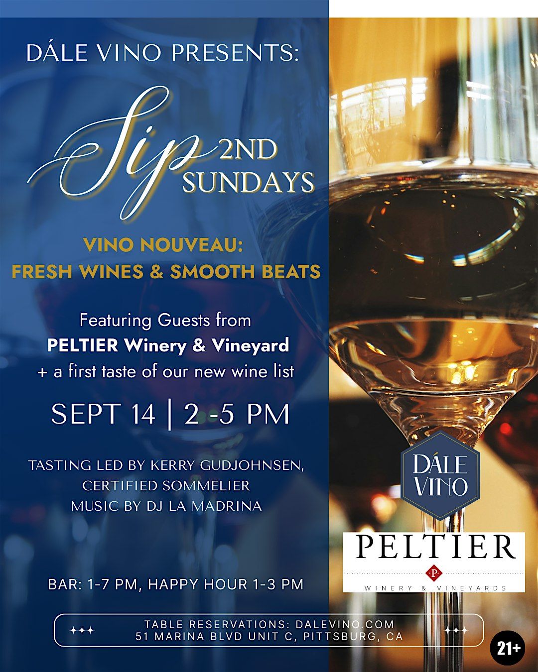 September SIP 2nd Sundays - Vino Nouveau