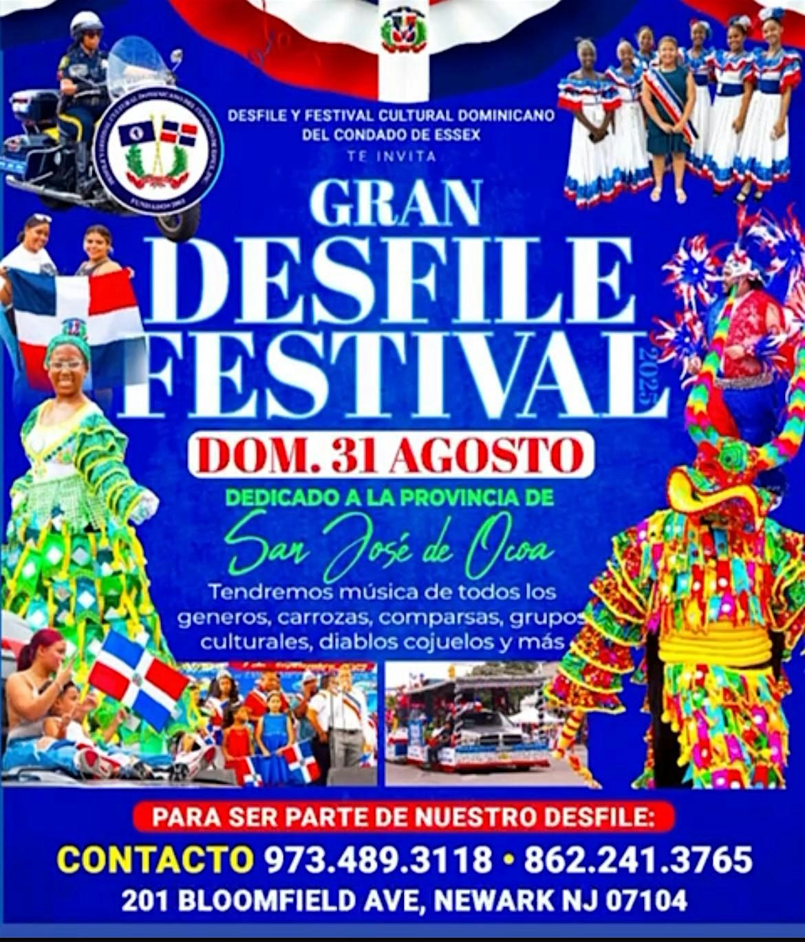DOMINICAN CULTURAL PARADE AND FESTIVAL OF ESSEX COUNTY 2025