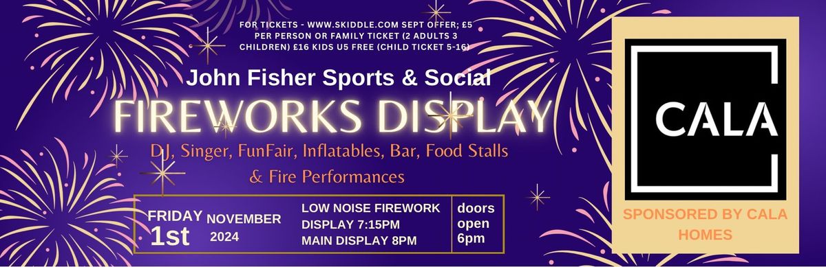 Our firework display is BACK!