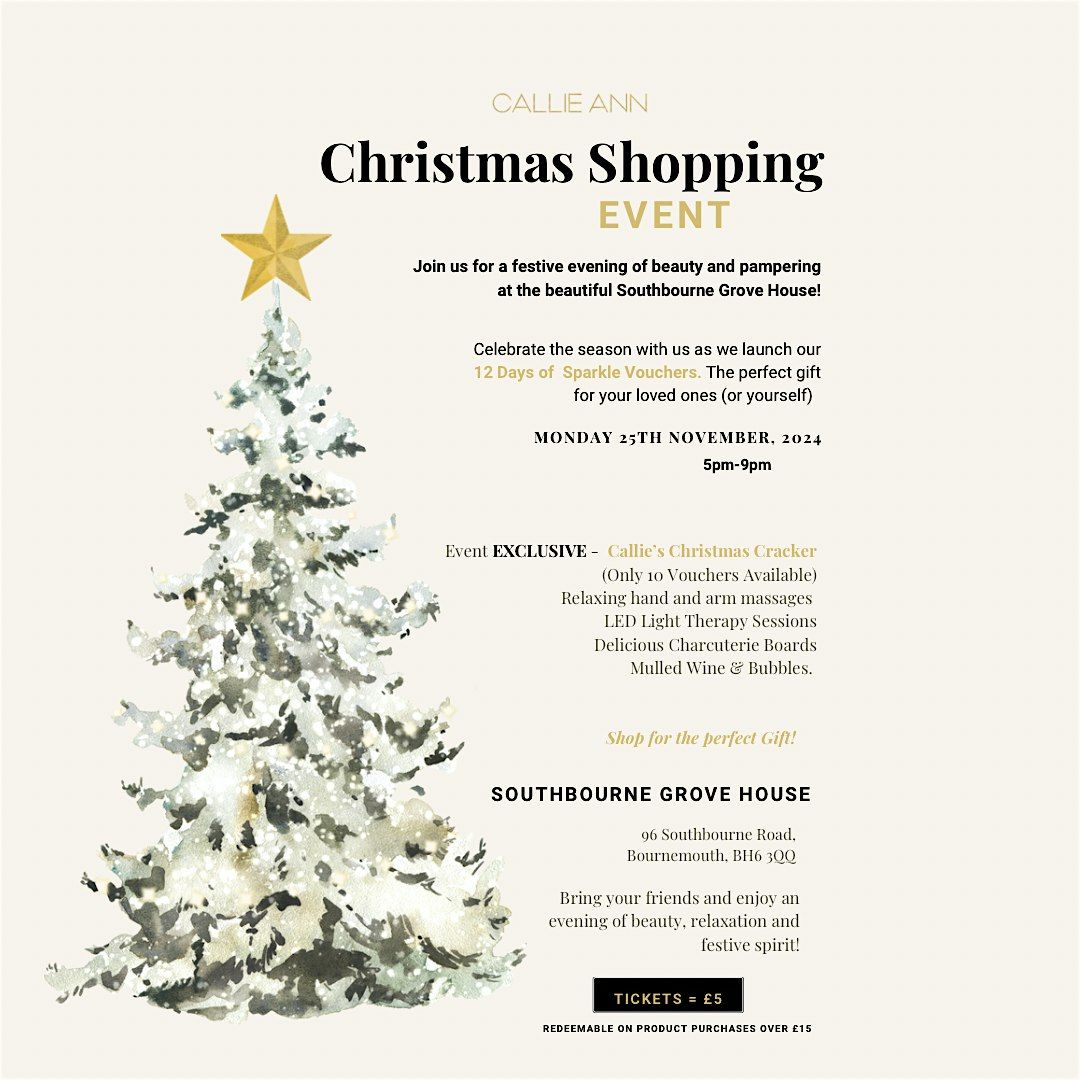 Christmas Shopping Event