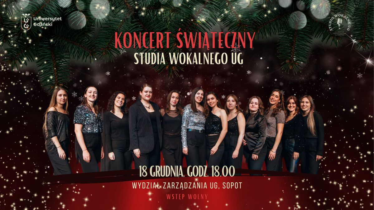 Koncert \u015bwi\u0105teczny Studia Wokalnego UG