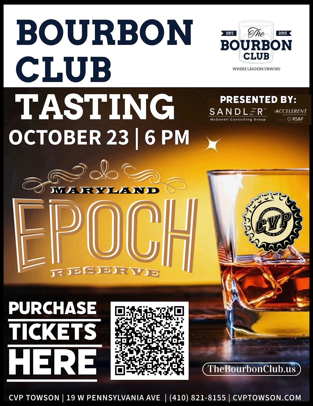 The Bourbon Club Tasting Event